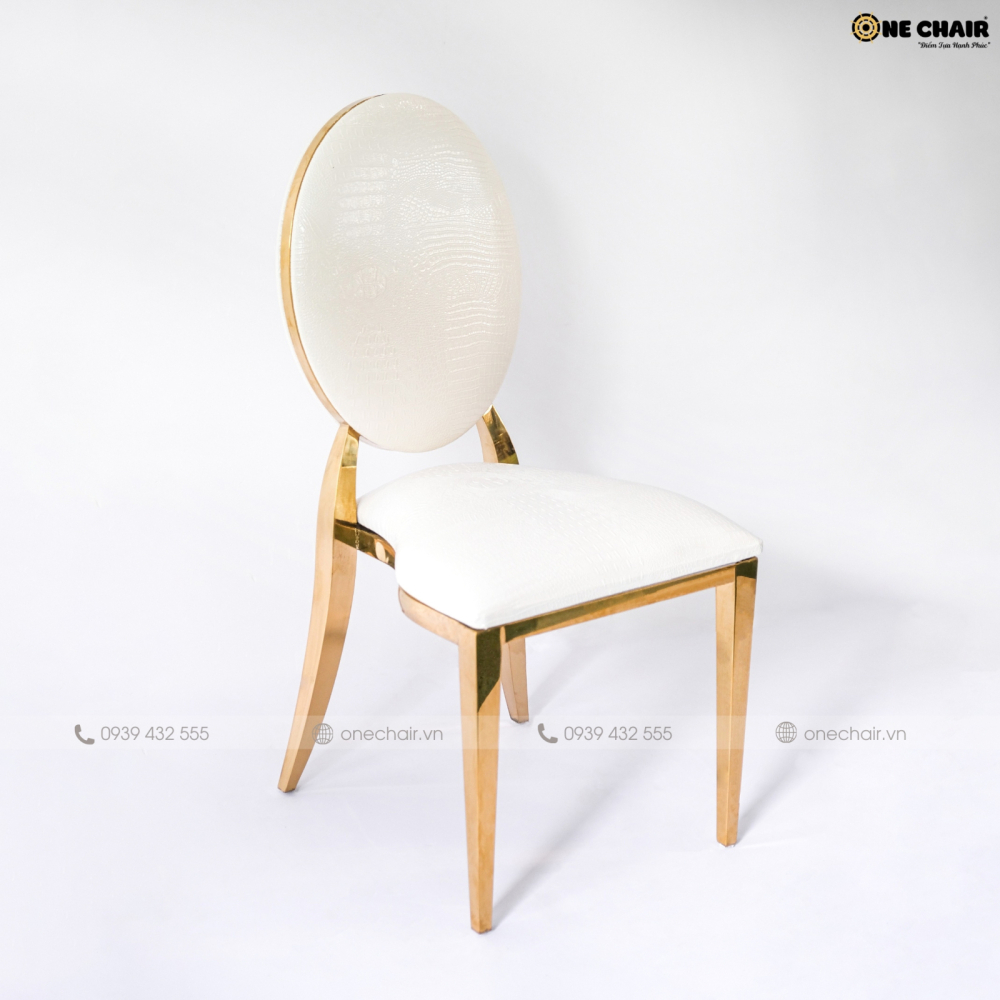 Ghế Tiệc Cưới Louis Mạ Vàng Sang Trọng