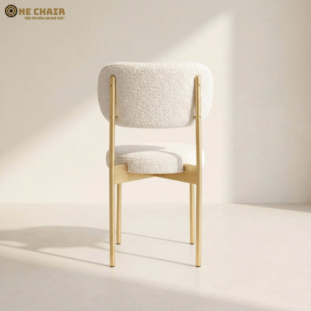 Velvet Chair - White