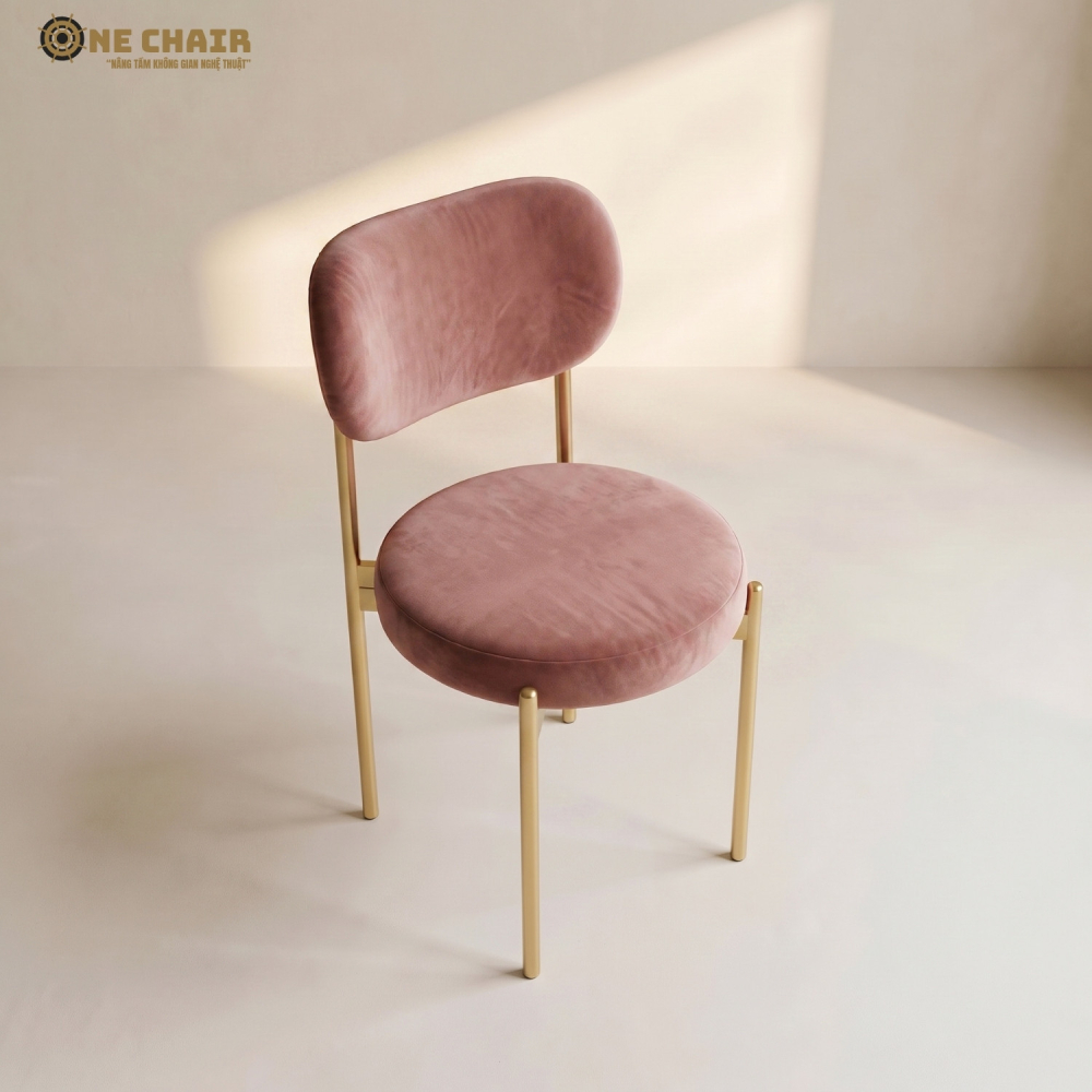 Velvet Chair – Dusty Rose