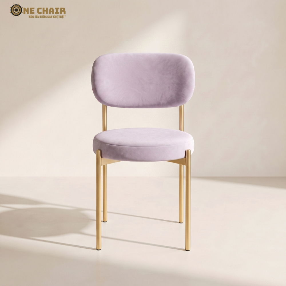 Velvet Chair – Soft Lilac