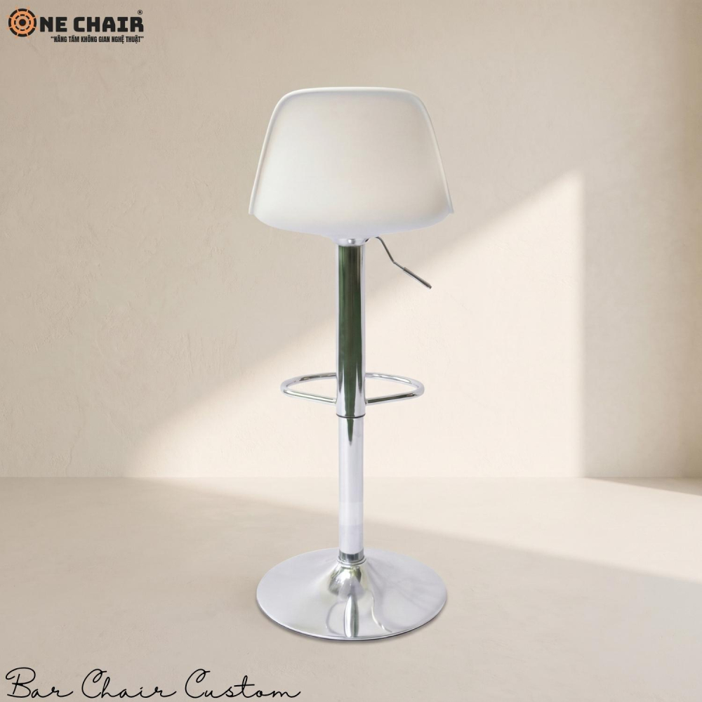 Bar Chair Custom – White