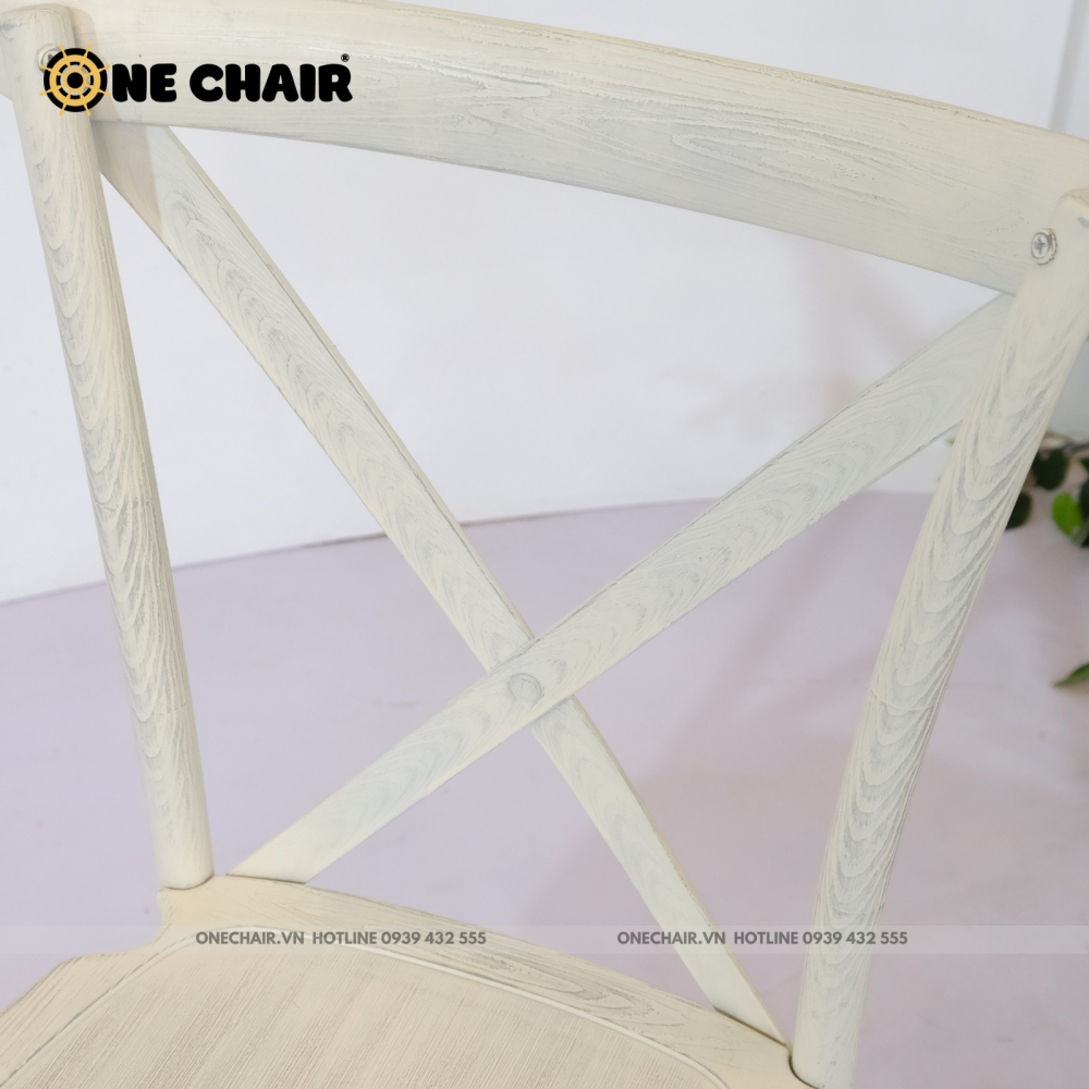 ghế chéo lưng chữ X croosback sang trọng cho sự kiện tiệc cưới