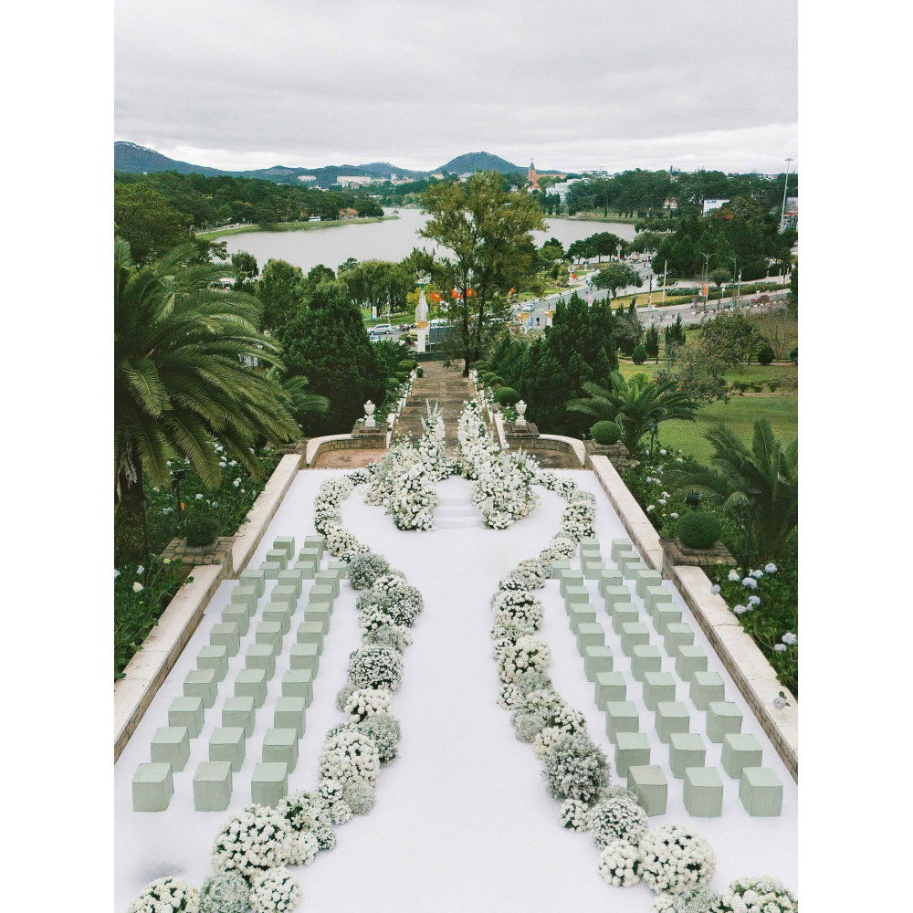 SOFA SỰ KIỆN CAO CẤP | PAPER STOOL MINT DUST – SẮC XANH BẠC HÀ DỊU NHẸ