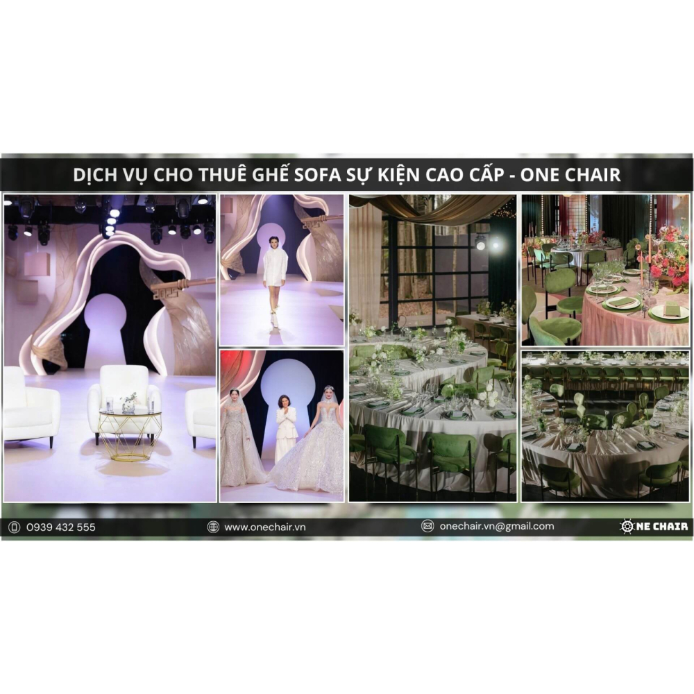 Nghệ Thuật Setup Sofa Sự Kiện Sang Trọng, Hiện Đại - Hành Trình ONE CHAIR Biến Concept Thành Hiện Thực