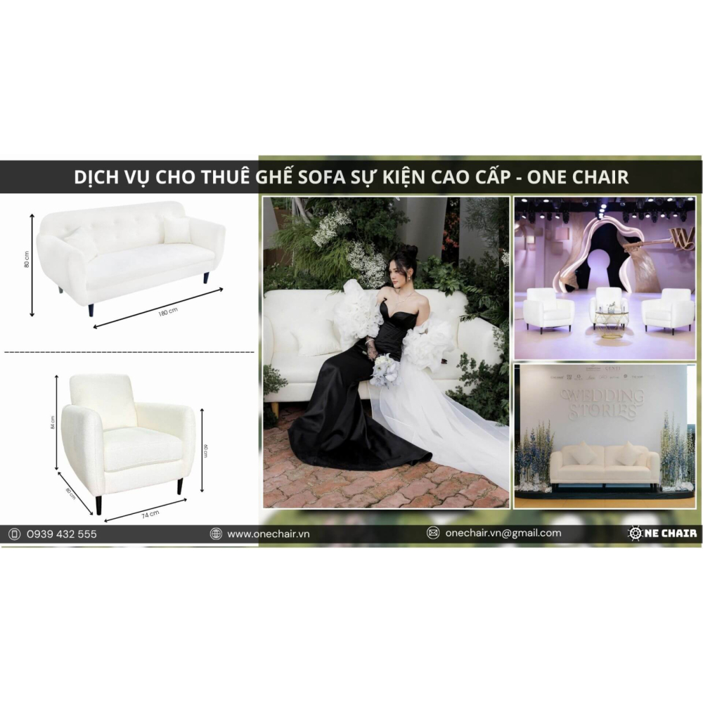 Top 5 Dòng Sofa Sự Kiện Giúp Setup Đẹp - Nhanh - Chuẩn Concept | ONE CHAIR Chia Sẻ 2025