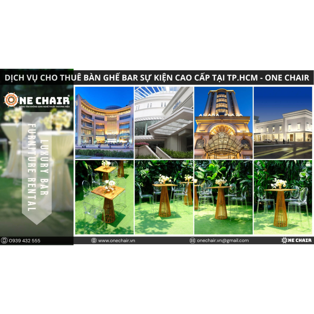 Cho Thuê Bàn Ghế BAR Sự Kiện Cao Cấp Tại TP.HCM | ONE CHAIR