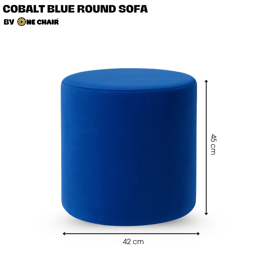COBALT BLUE ROUND SOFA – ĐIỂM NHẤN HIỆN ĐẠI | GHẾ SOFA SỰ KIỆN CAO CẤP