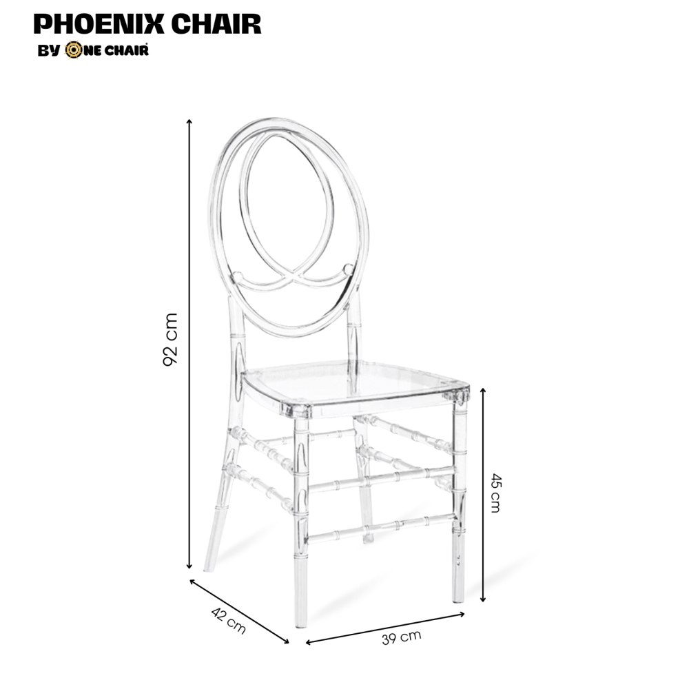 GHẾ SỰ KIỆN CAO CẤP | PHOENIX CHAIR – VẺ ĐẸP BIỂU TƯỢNG TRONG SUỐT