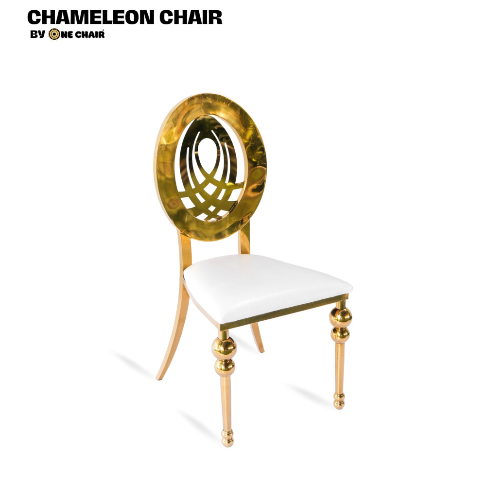 Louis Peacok Chair - Ghế Sự Kiện Tiệc Cưới Mạ Vàng Sang Trọng