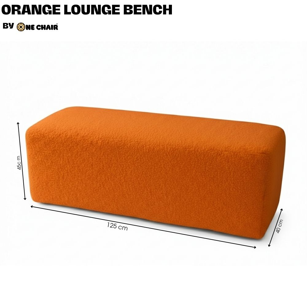 Ghế Sofa Băng Lounge Màu Cam – Điểm Nhấn Năng Động Cho Không Gian Sự Kiện