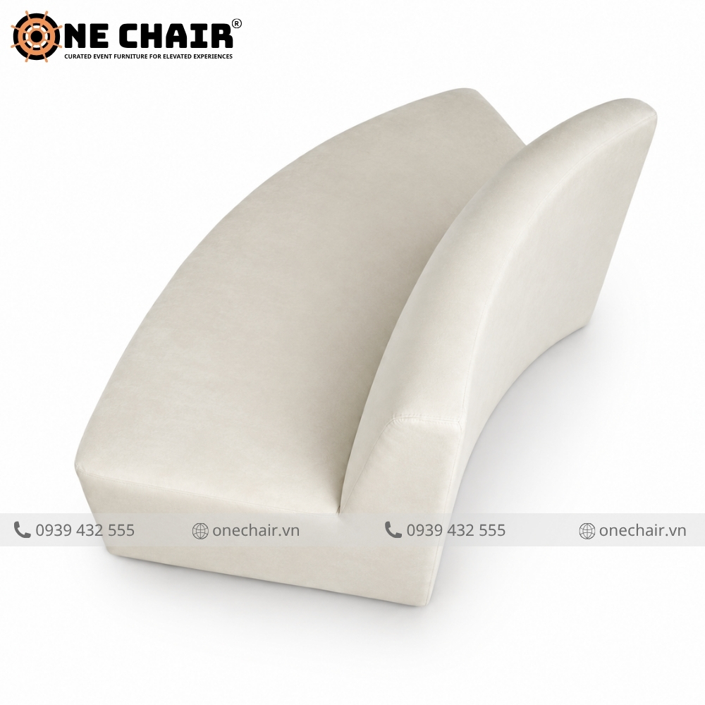 Crescent Curve Modular Sofa Cho Sự Kiện Cao Cấp | ONE CHAIR