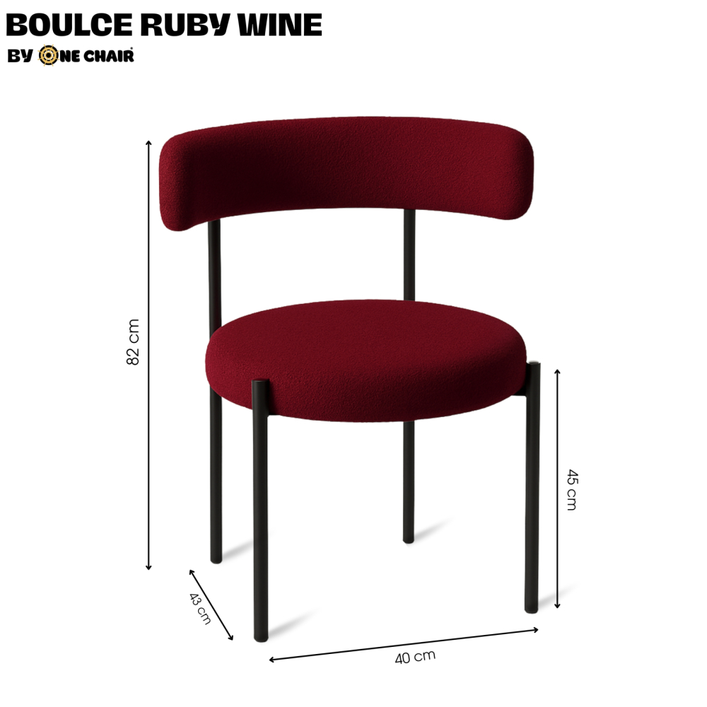 Bouclé Sky Blue – Khung Kim Loại Đen | Ghế Sofa Mini Sang Trọng