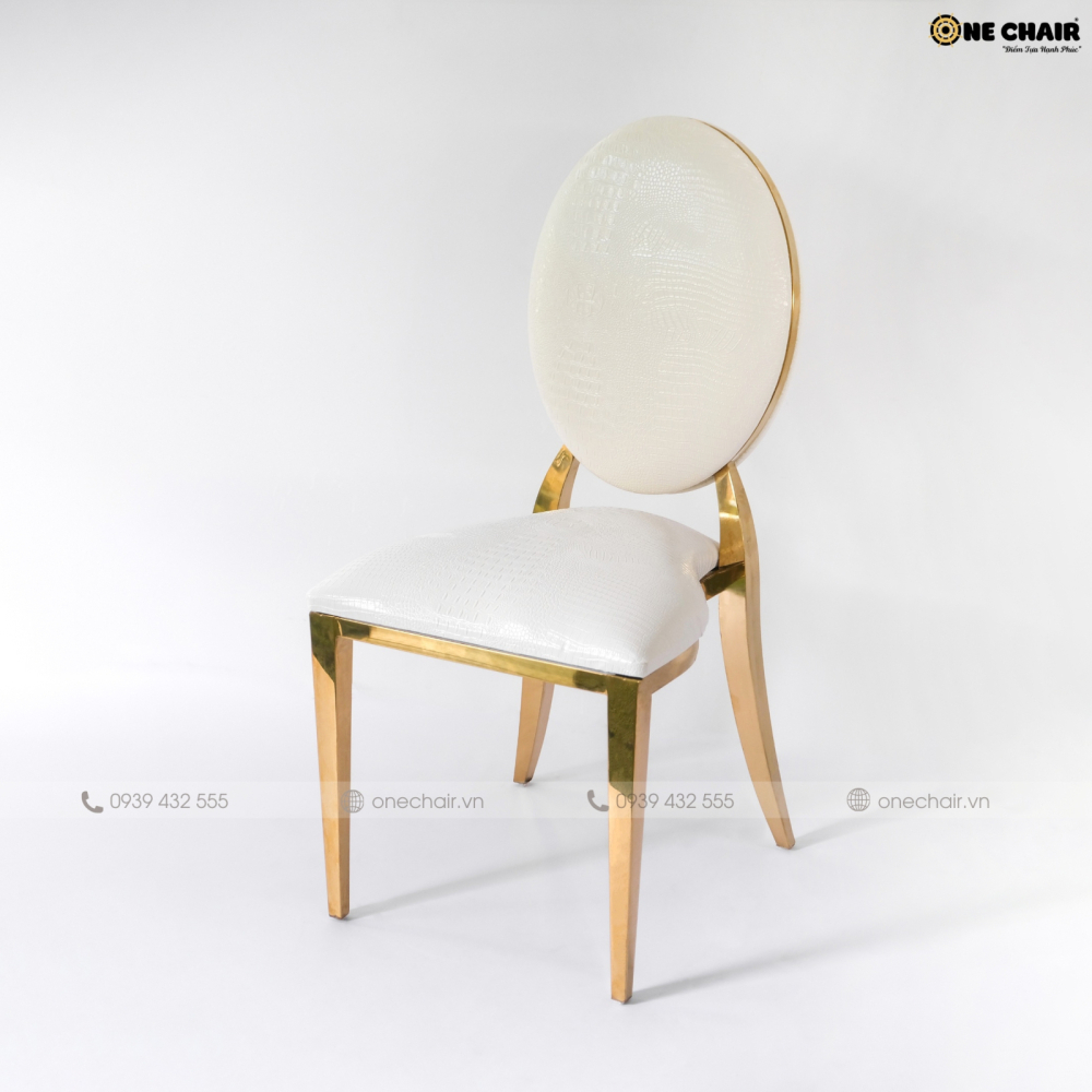 Ghế Tiệc Cưới Louis Mạ Vàng Sang Trọng
