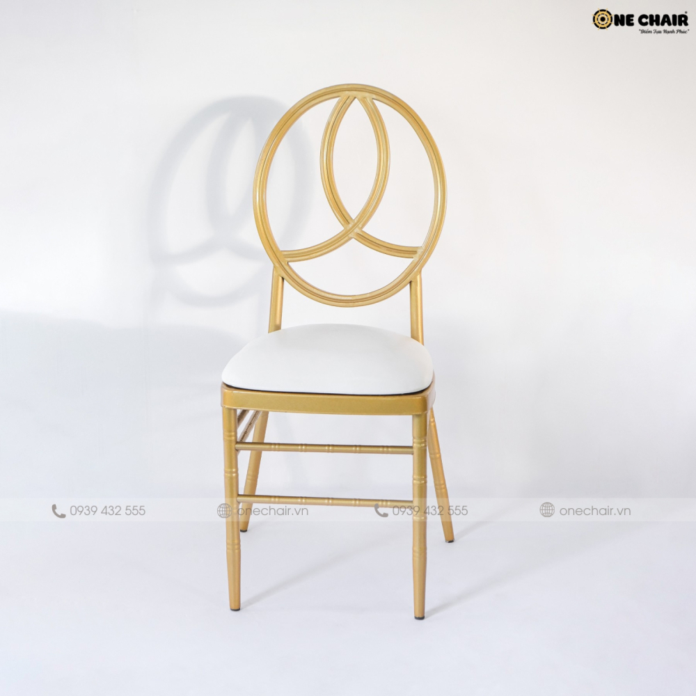 Ghế chiavari napoleon sự kiện tiệc cưới phong cách nhà hàng hoàng gia