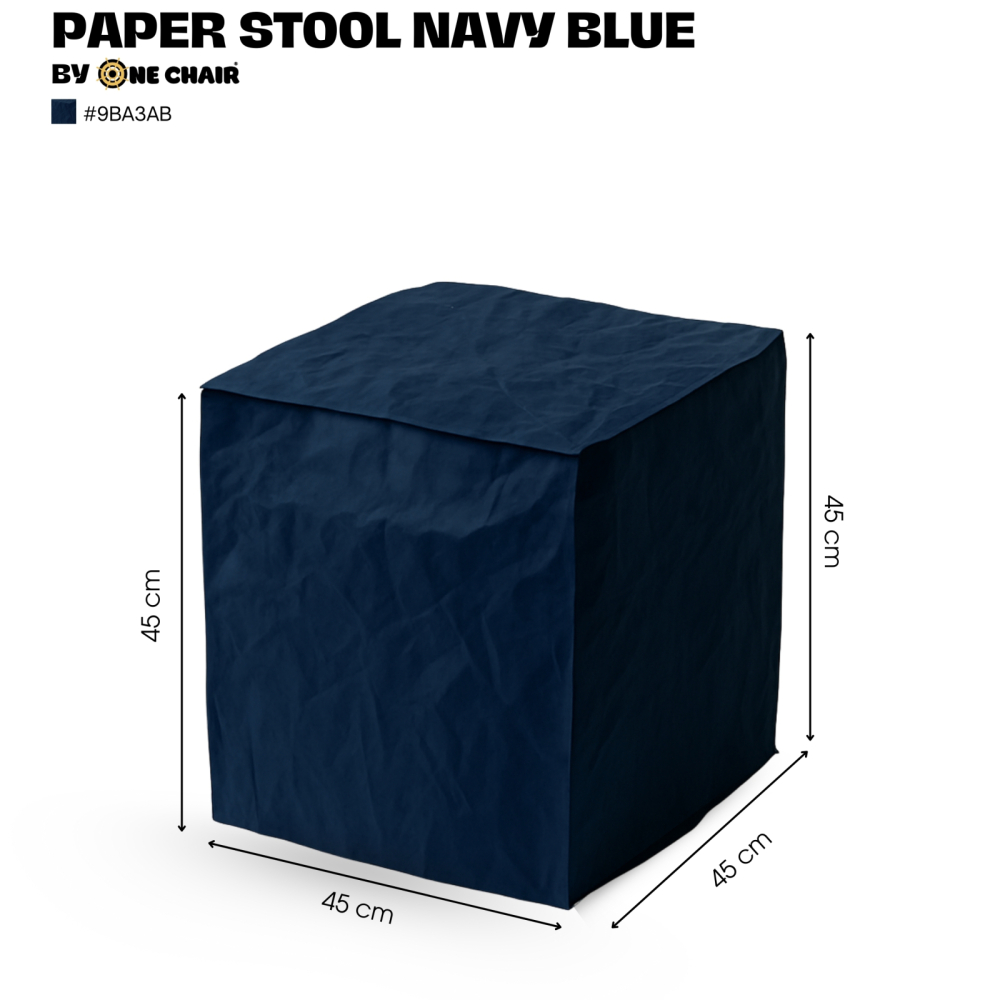 SOFA SỰ KIỆN CAO CẤP | PAPER STOOL NAVY BLUE – SẮC XANH ĐẬM THANH LỊCH