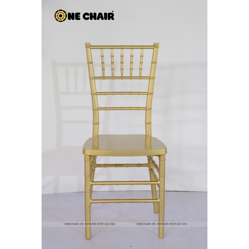Ghế Chiavari Tiffany - Resin Màu Gold