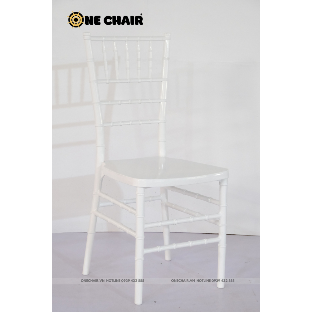Ghế Chiavari Tiffany - Resin Màu Trắng