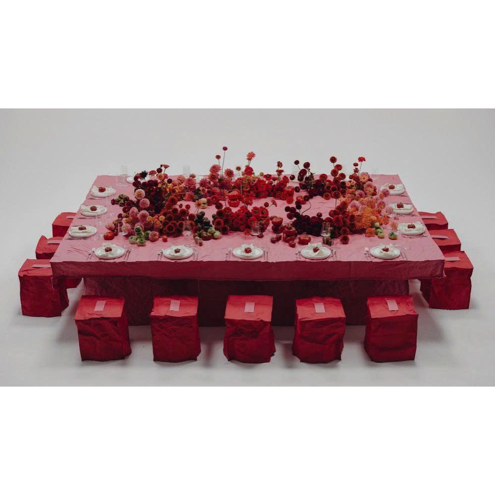 Ghế Sofa Vuông Paper Đỏ – Cá Tính & Ấn Tượng