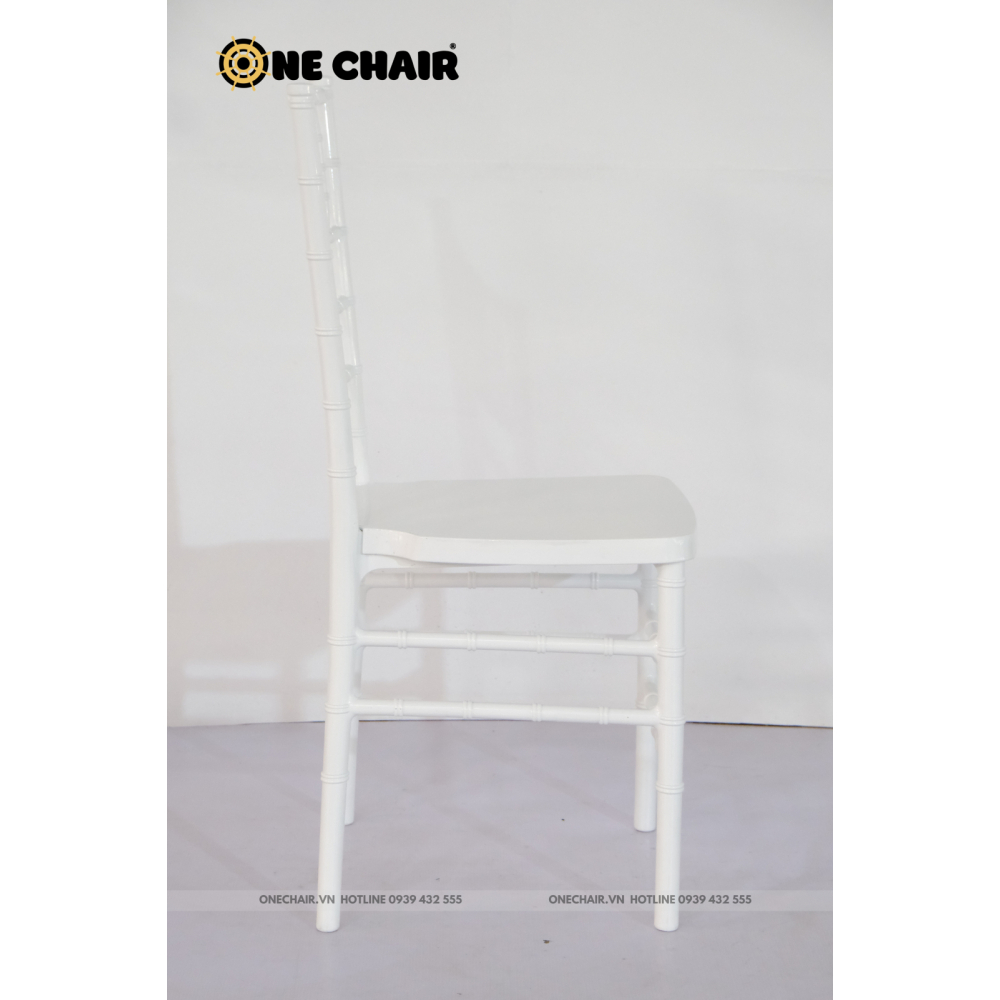 Ghế Chiavari Tiffany - Resin Màu Trắng