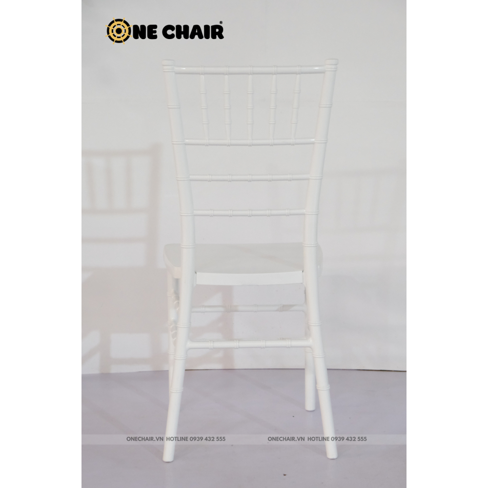 Ghế Chiavari Tiffany - Resin Màu Trắng