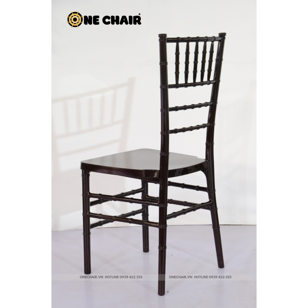 Ghế Chiavari Tiffany - Resin Màu Black
