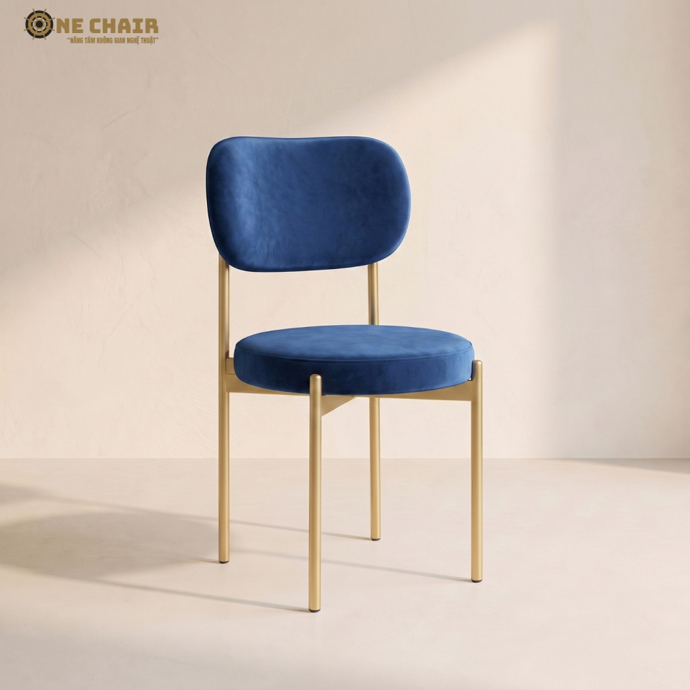 Velvet Chair – Cobalt Blue