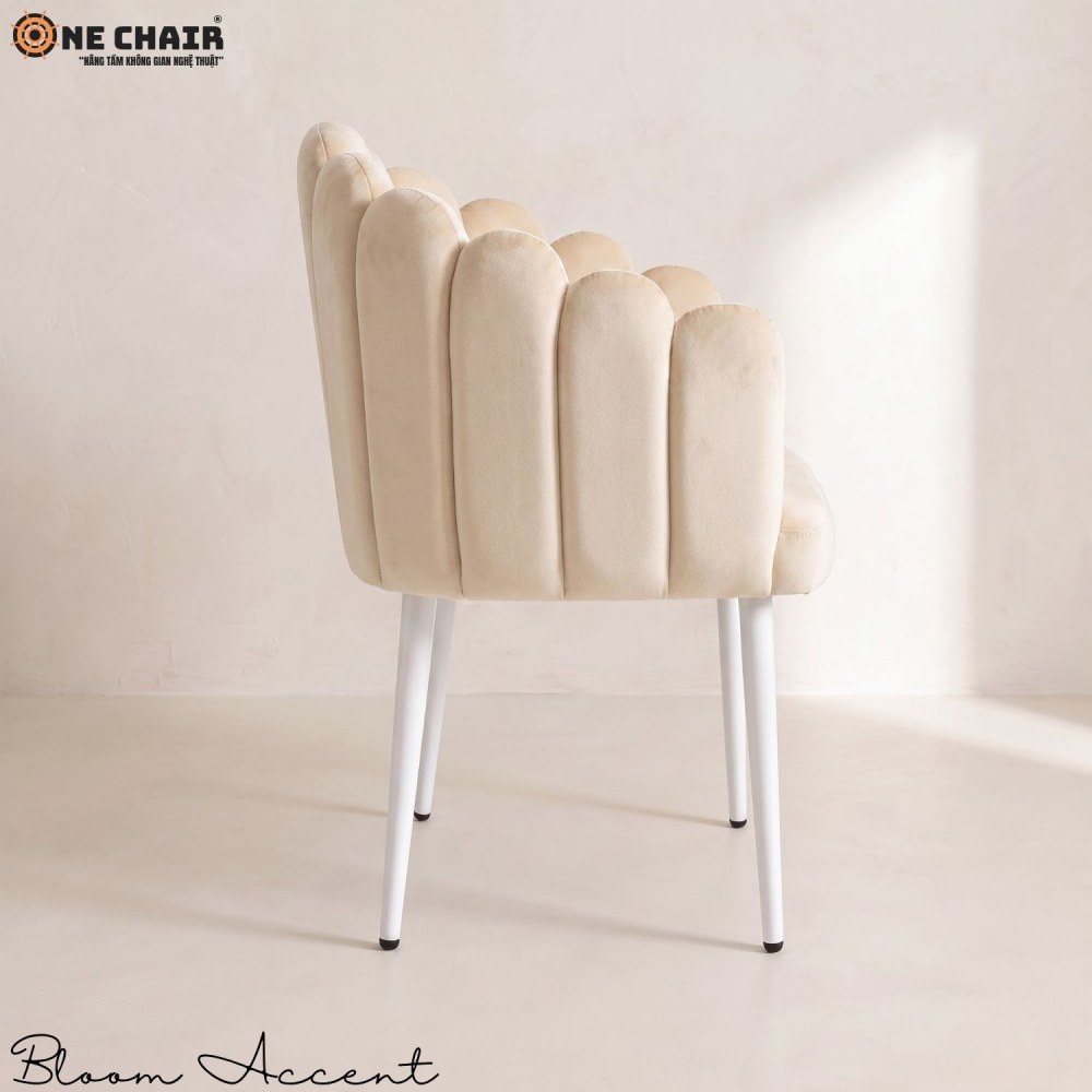 Bloom Accent Chair – Champagne