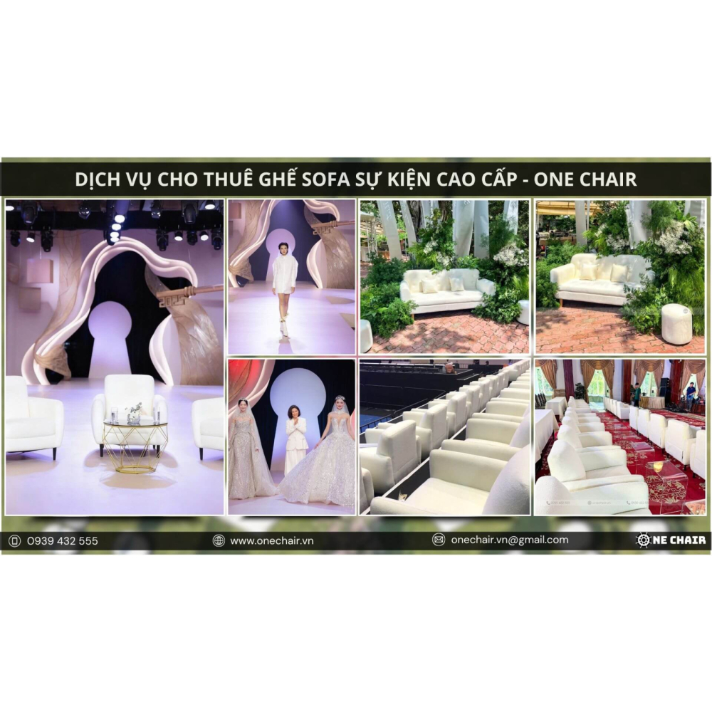 Top 5 Dòng Sofa Sự Kiện Giúp Setup Đẹp - Nhanh - Chuẩn Concept | ONE CHAIR Chia Sẻ 2025