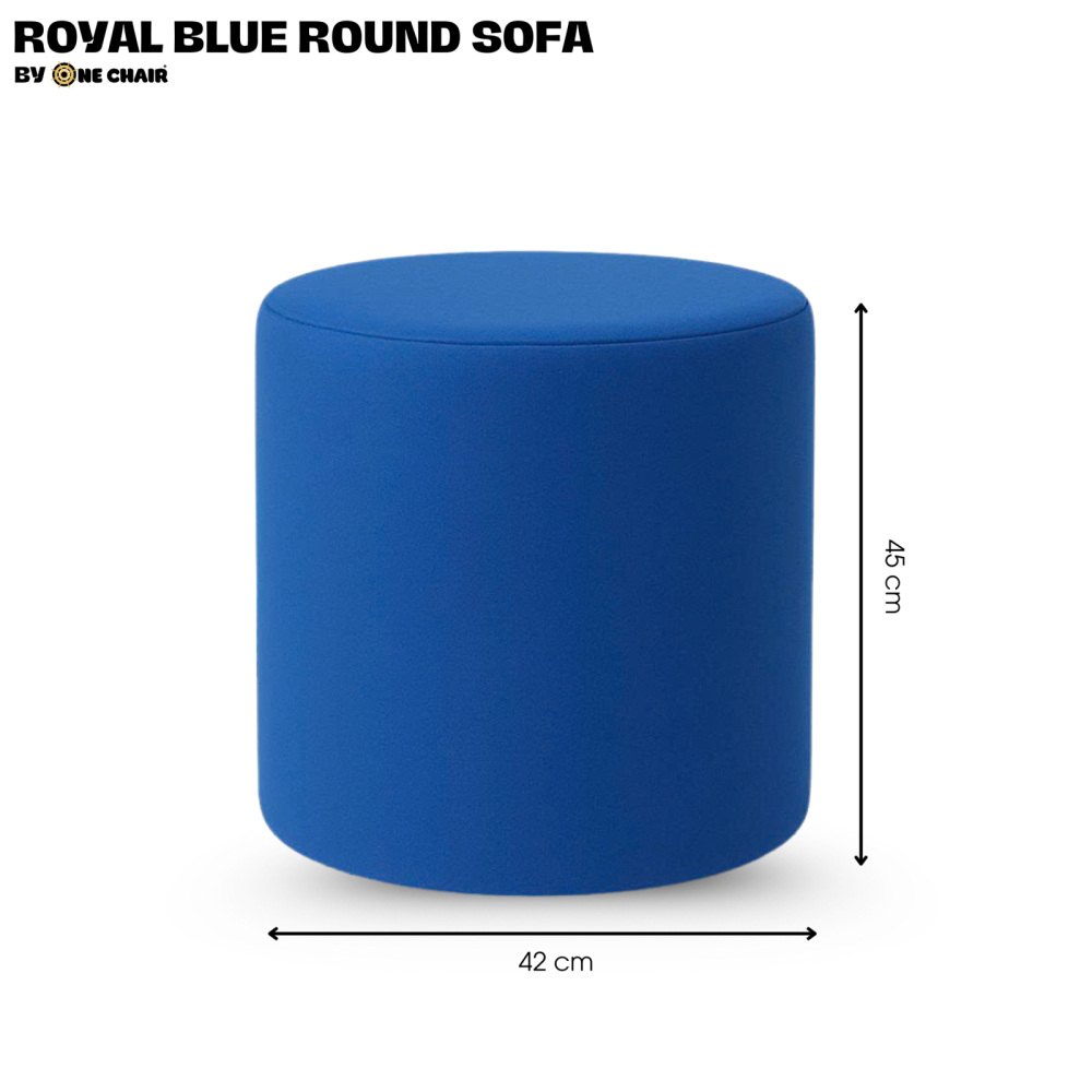 SOFA ĐÔN TRÒN MÀU ROYAL BLUE – ĐẲNG CẤP QUÝ PHÁI