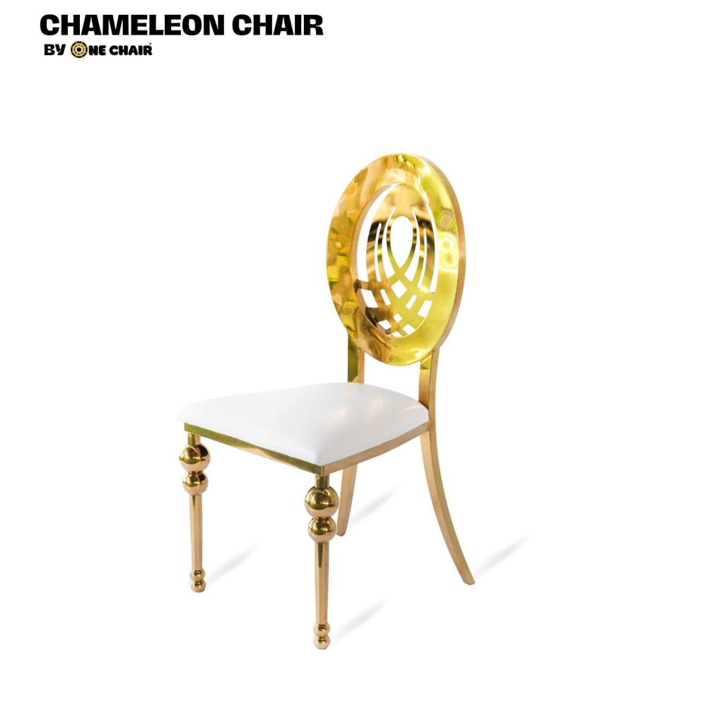 Louis Peacok Chair - Ghế Sự Kiện Tiệc Cưới Mạ Vàng Sang Trọng
