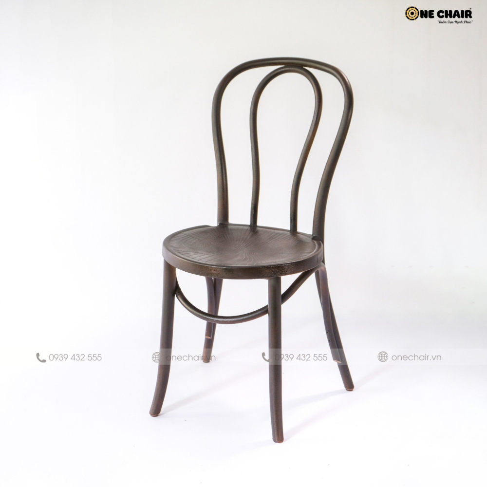 NEW - Ghế Thonot Màu Nâu Đậm Cổ Điển: Thanh Lịch Và Hấp Dẫn Vượt Thời Gian