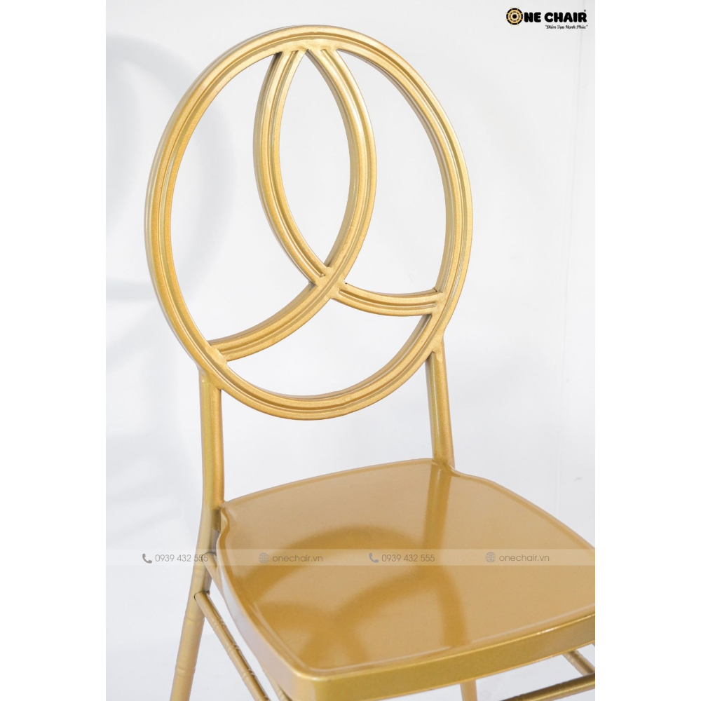 Ghế chiavari napoleon sự kiện tiệc cưới phong cách nhà hàng hoàng gia