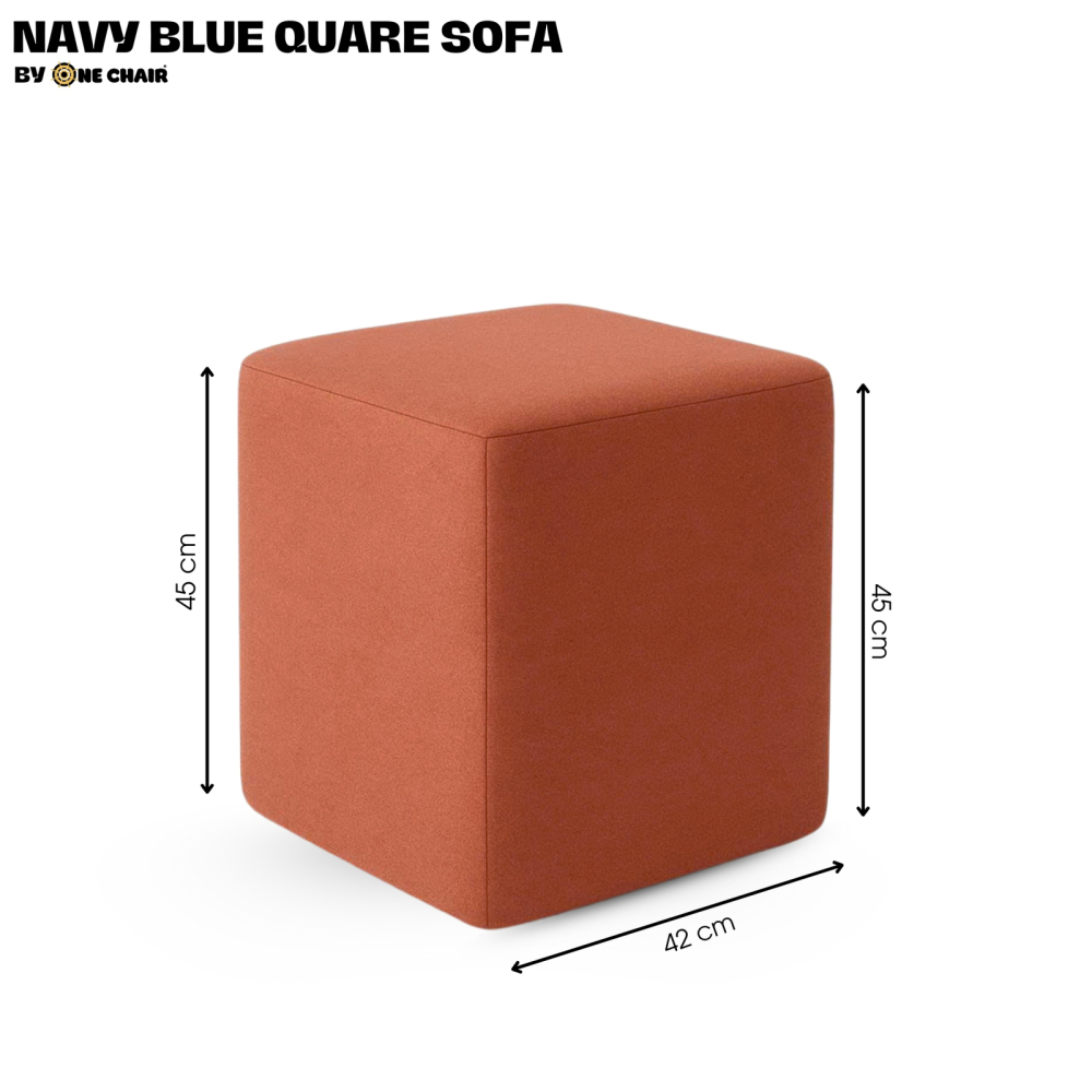 DON SOFA VUÔNG MÀU TERRACOTTA – ẤM ÁP VÀ PHÁ CÁCH
