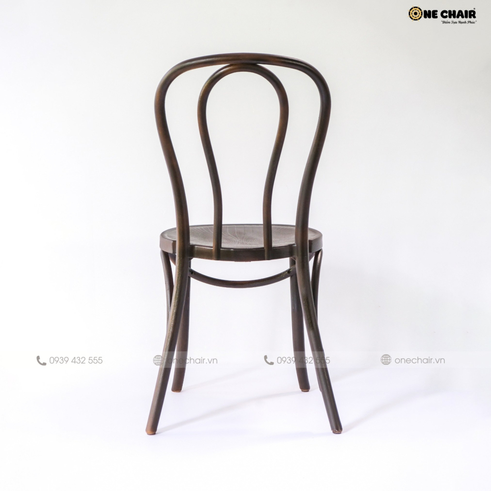 NEW - Ghế Thonot Màu Nâu Đậm Cổ Điển: Thanh Lịch Và Hấp Dẫn Vượt Thời Gian