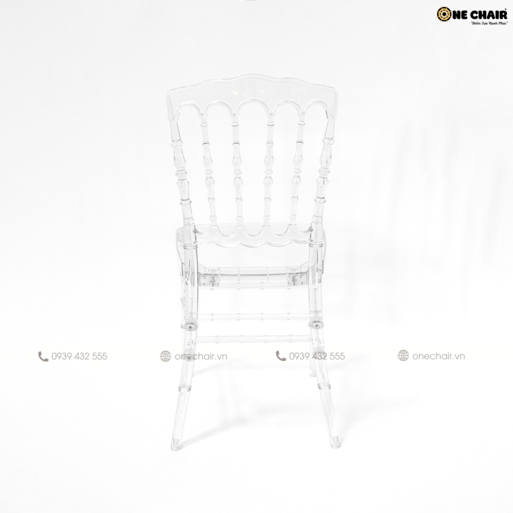 Napoleon Chair - Cho Thuê Ghế Sự Kiện Trong Suốt Cổ Điển & Kiêu Hãnh