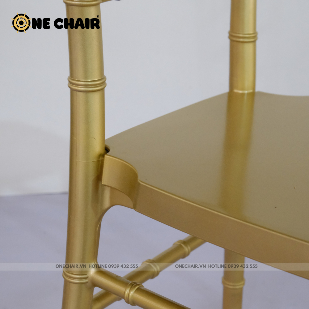Ghế Chiavari Tiffany - Resin Màu Gold