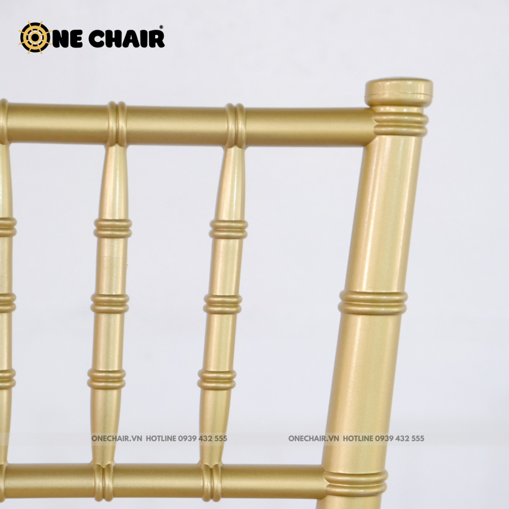 Ghế Chiavari Tiffany - Resin Màu Gold