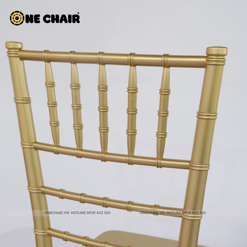 Ghế Chiavari Tiffany - Resin Màu Gold