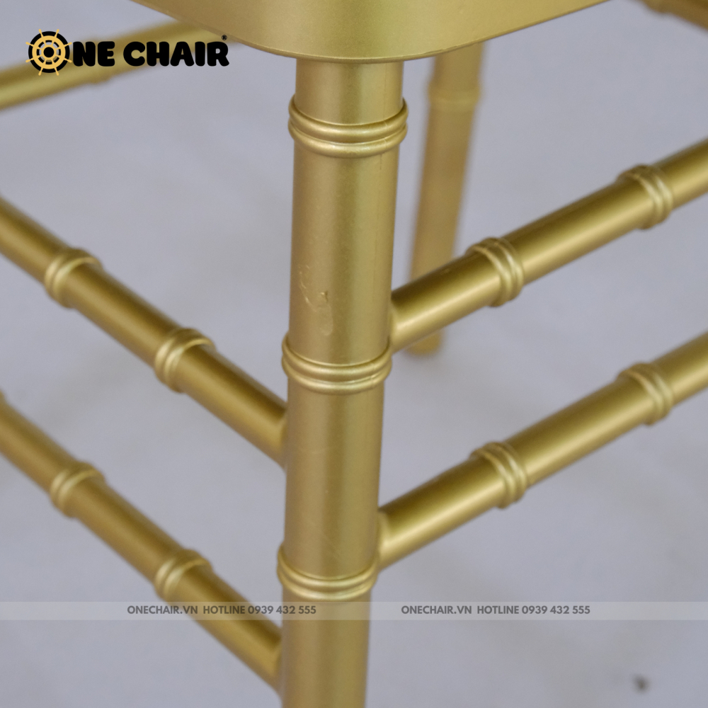 Ghế Chiavari Tiffany - Resin Màu Gold