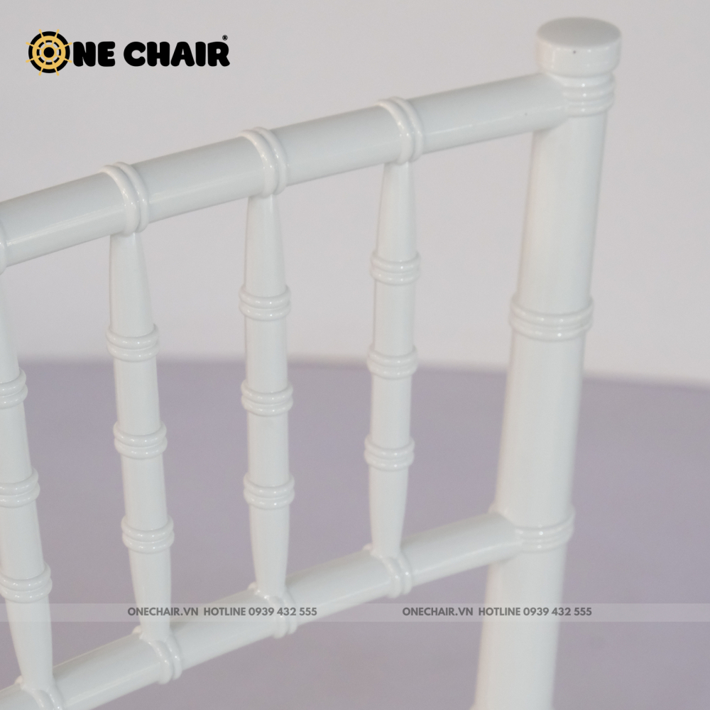 Ghế Chiavari Tiffany - Resin Màu Trắng