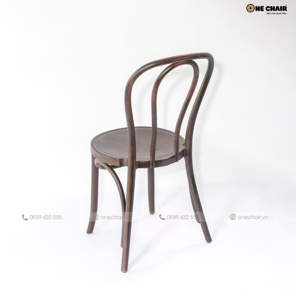 NEW - Ghế Thonot Màu Nâu Đậm Cổ Điển: Thanh Lịch Và Hấp Dẫn Vượt Thời Gian