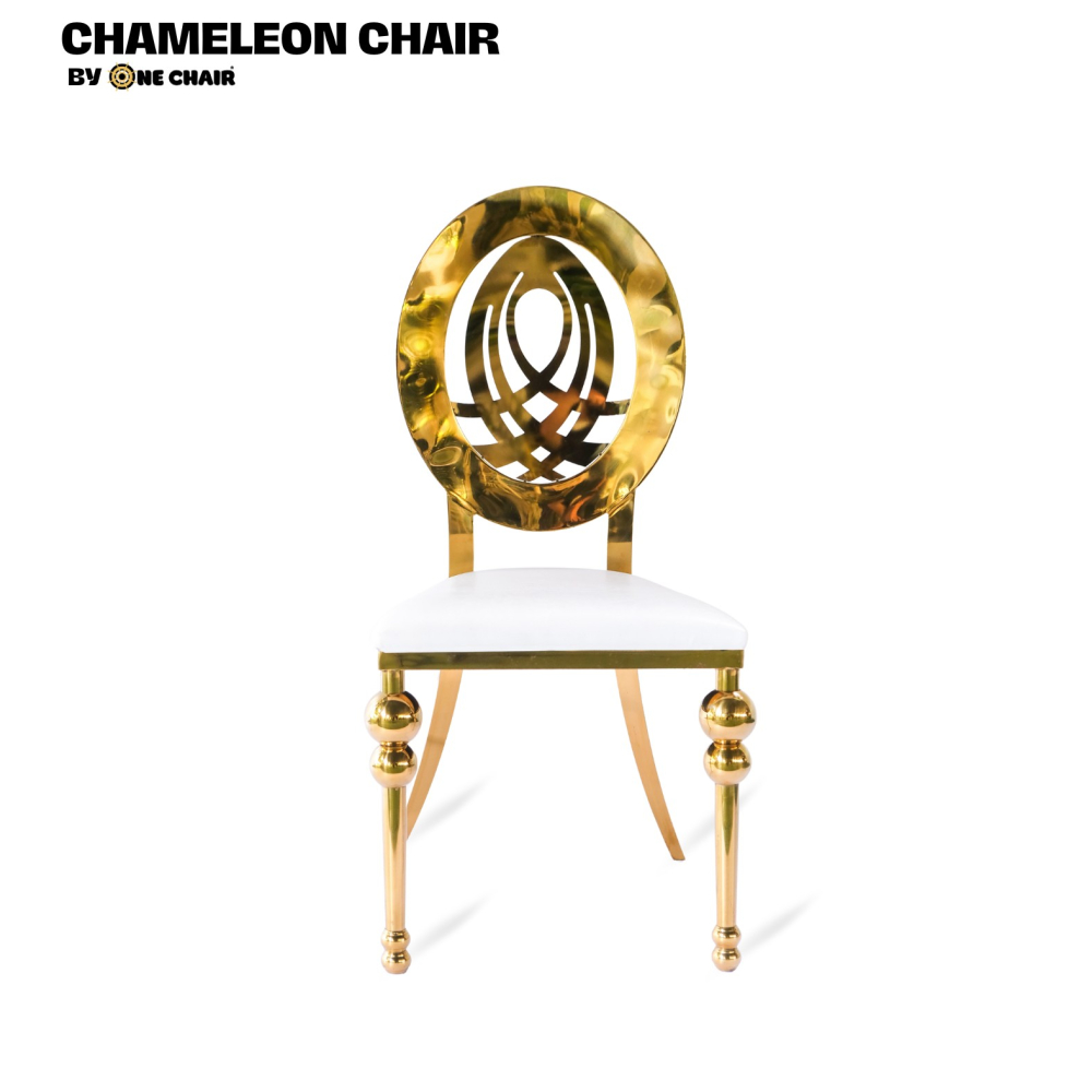 Louis Peacok Chair - Ghế Sự Kiện Tiệc Cưới Mạ Vàng Sang Trọng