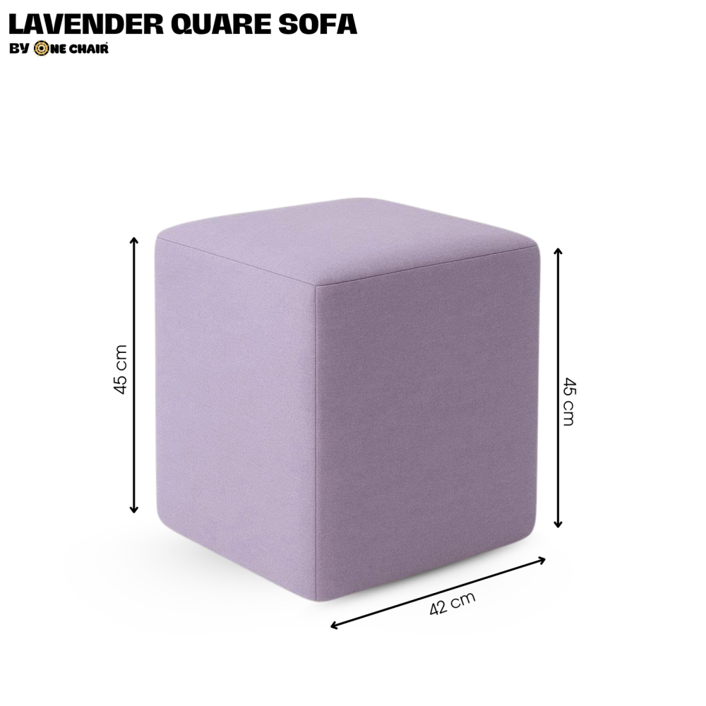 DON SOFA VUÔNG MÀU LAVENDER – DỊU DÀNG VÀ THANH LỊCH