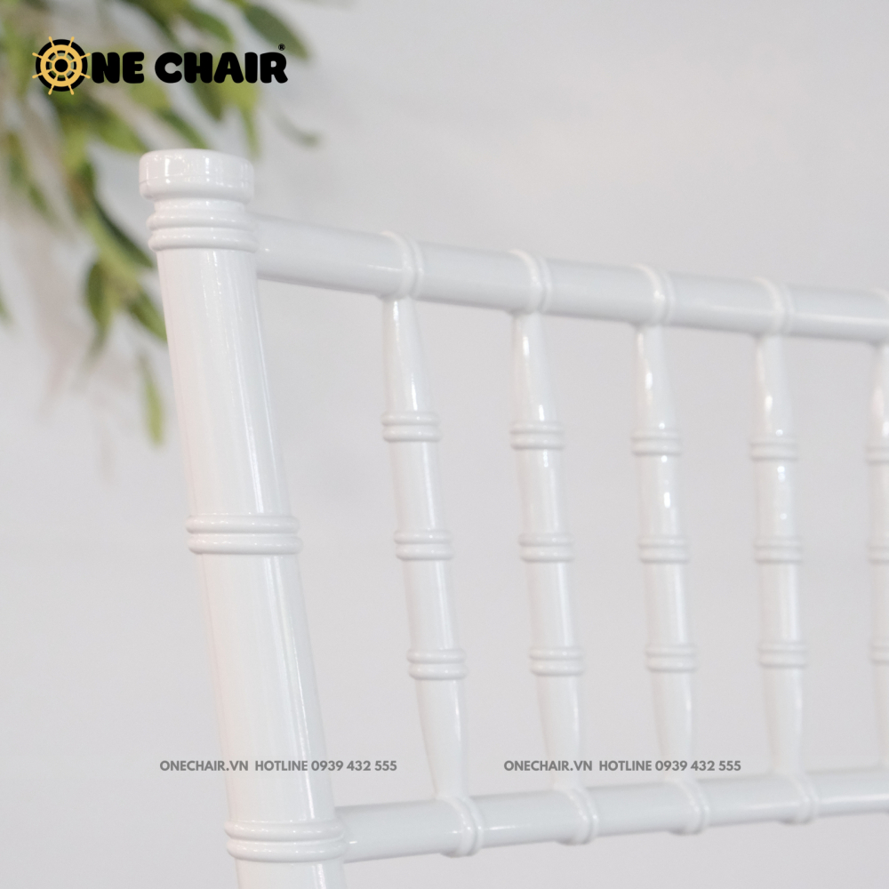 Ghế Chiavari Tiffany - Resin Màu Trắng