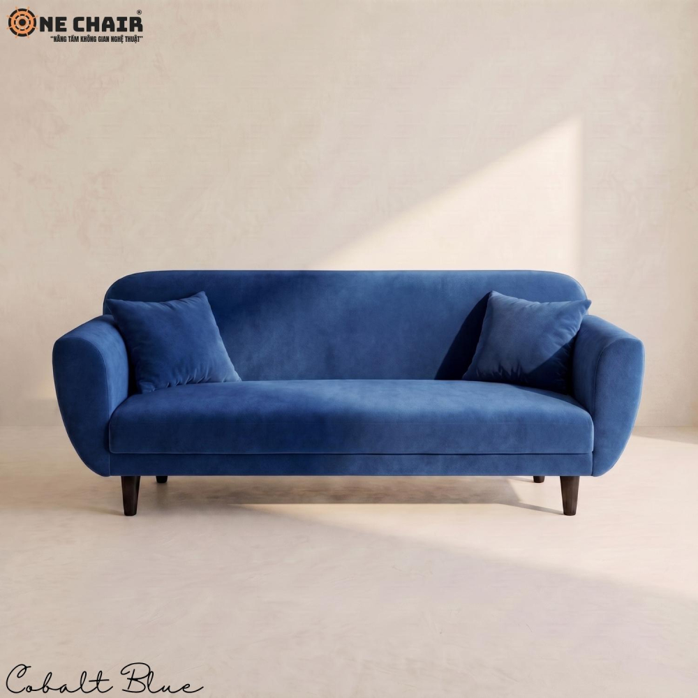 Long Sofa – Cobalt Blue