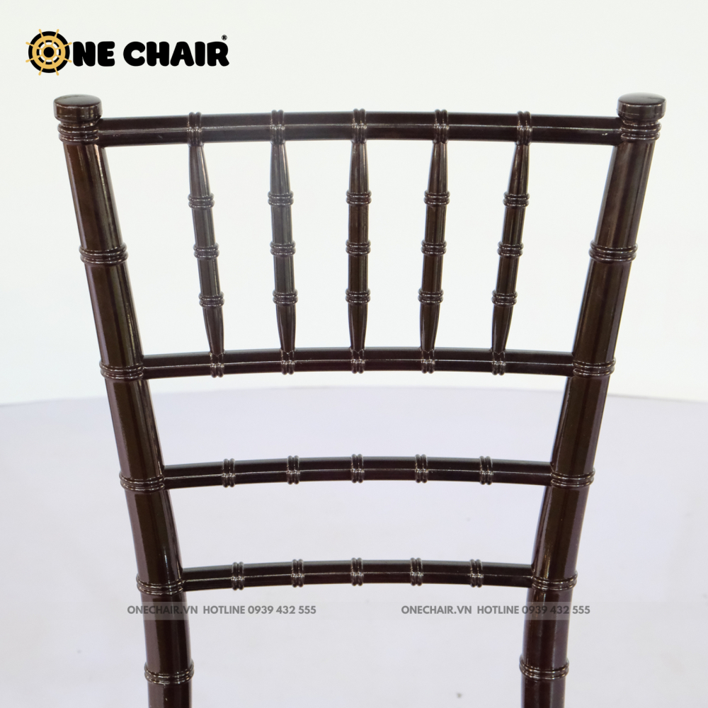 Ghế Chiavari Tiffany - Resin Màu Black
