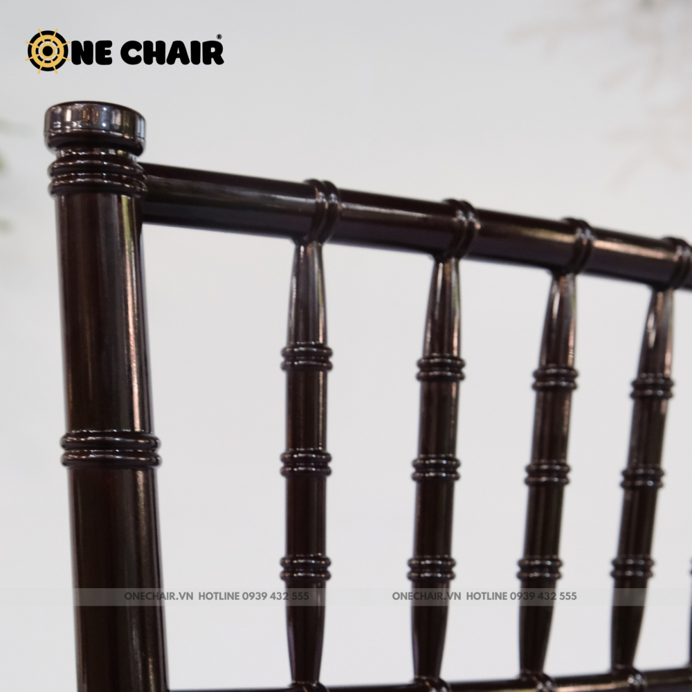 Ghế Chiavari Tiffany - Resin Màu Black