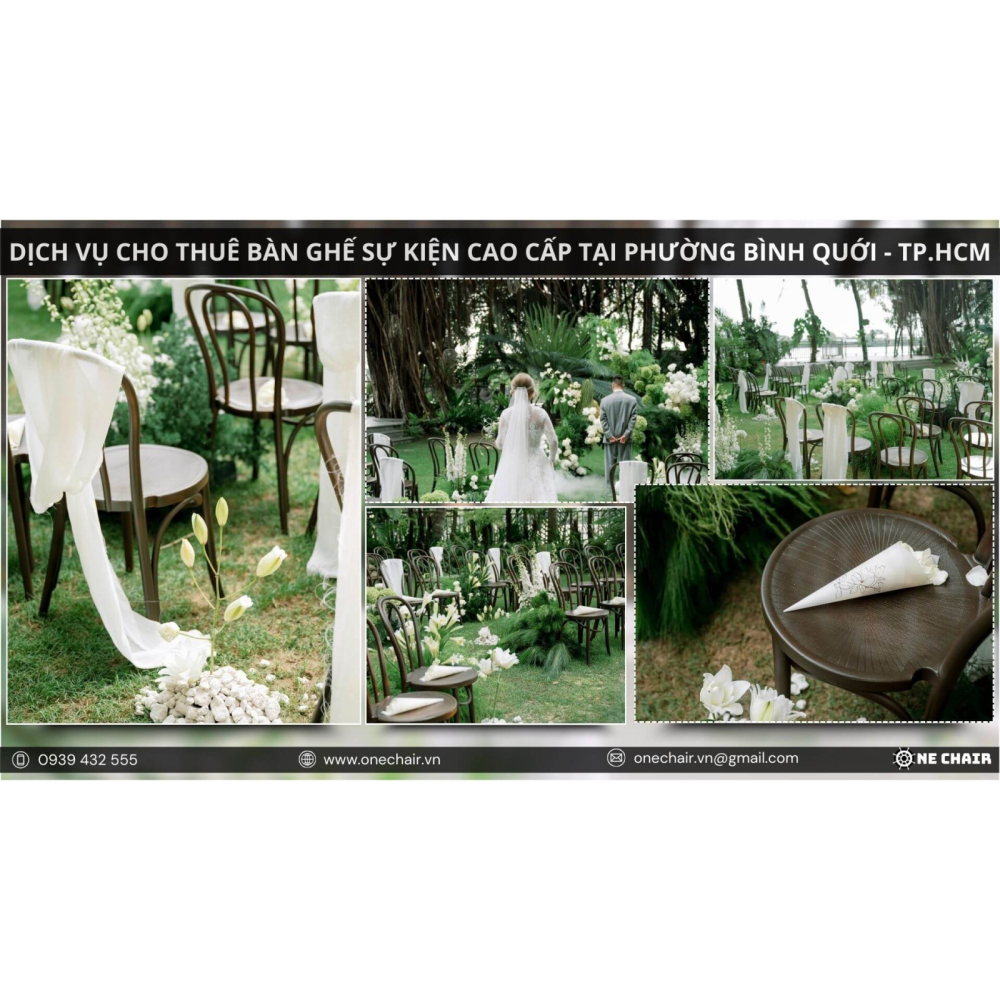 Dịch Vụ Cho Thuê Bàn Ghế Sự Kiện Cao Cấp Phường Bình Quới - TP.HCM | One Chair Kiến Tạo không Gian Đẳng Cấp
