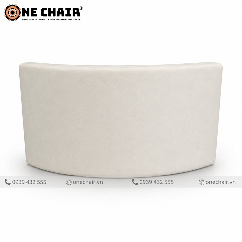 Sofa Cong Module - Crescent Incurve Modular Sofa Cho Sự Kiện Cao Cấp | ONE CHAIR