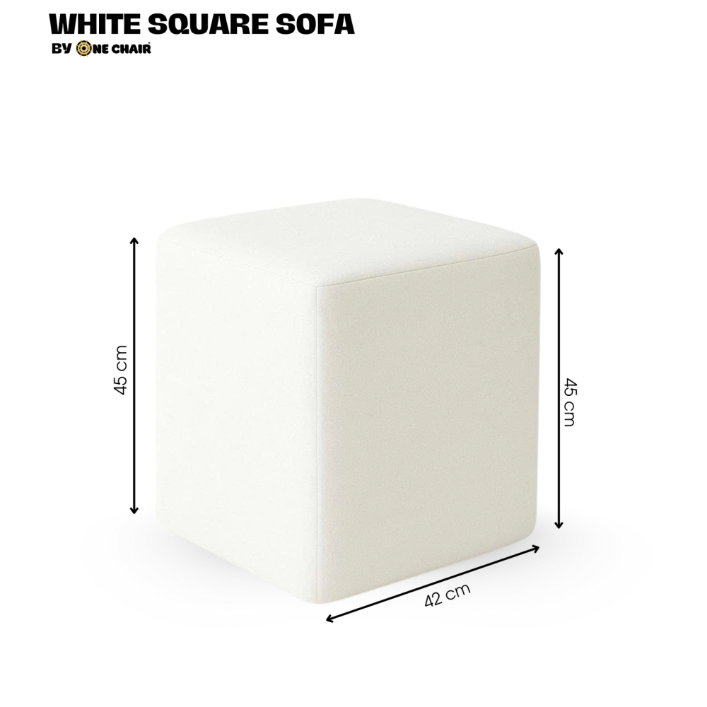 WHITE SQUARE – SẮC TRẮNG TINH KHÔI | GHẾ SOFA VUÔNG SỰ KIỆN